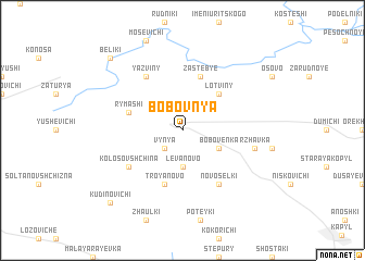 map of Bobovnya