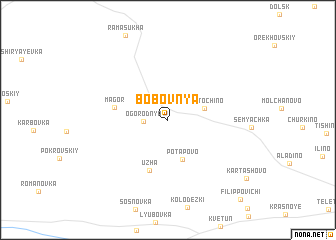 map of Bobovnya