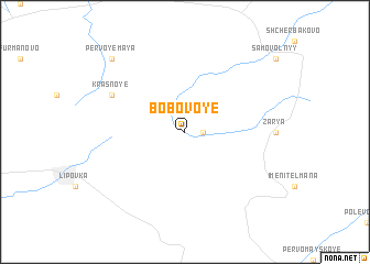 map of Bobovoye