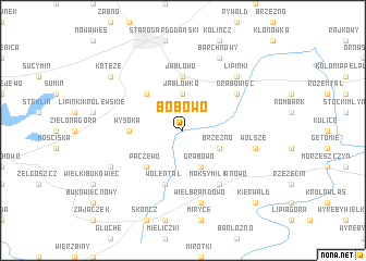 map of Bobowo