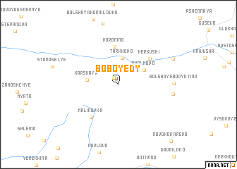 map of Boboyedy