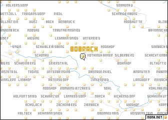 map of Böbrach