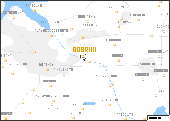 map of Bobriki