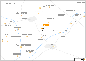 map of Bobriki