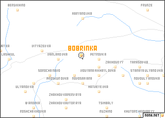 map of Bobrinka