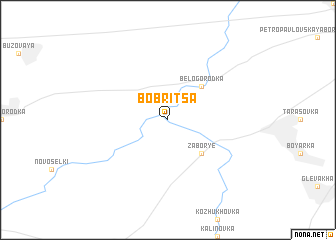 map of Bobritsa