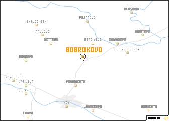 map of Bobrokovo