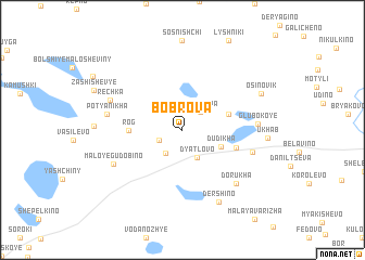 map of Bobrova