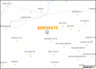 map of Bobrovets