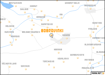 map of Bobrovinki