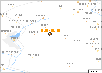 map of Bobrovka