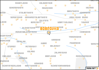 map of Bobrovka