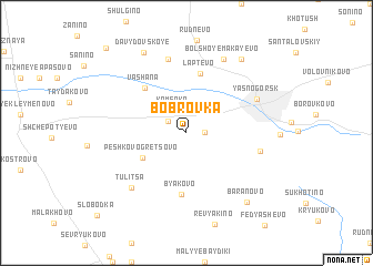 map of Bobrovka