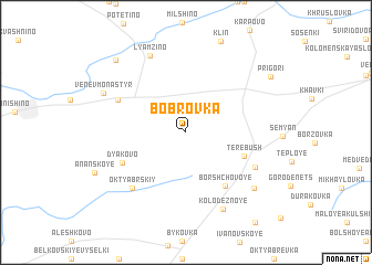 map of Bobrovka