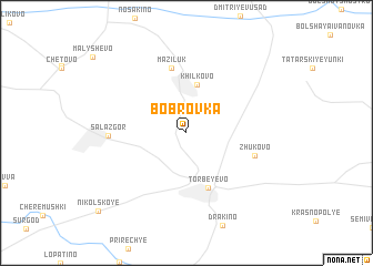 map of Bobrovka