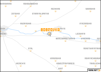 map of Bobrovka