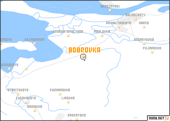 map of Bobrovka