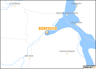 map of Bobrovka