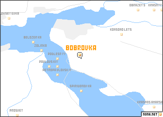 map of Bobrovka