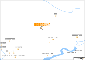 map of Bobrovka