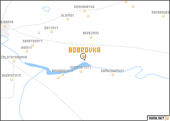 map of Bobrovka