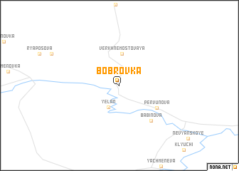 map of Bobrovka