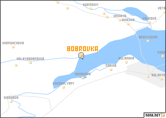 map of Bobrovka