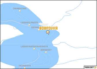 map of Bobrovka