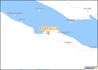 map of Bobrovka