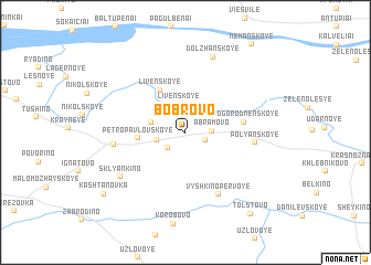 map of Bobrovo