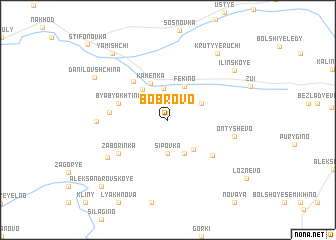 map of Bobrovo