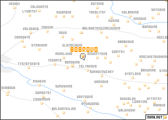 map of Bobrovo