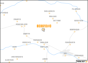 map of Bobrovo