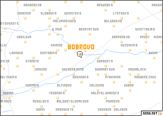 map of Bobrovo