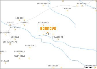 map of Bobrovo