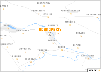 map of Bobrovskiy