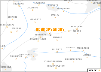 map of Bobrovy Dvory