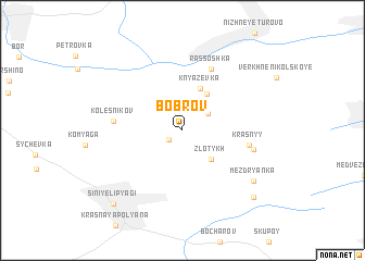 map of Bobrov