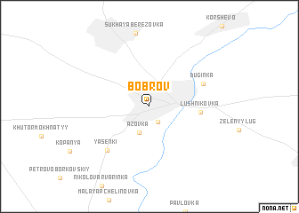 map of Bobrov