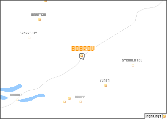 map of Bobrov