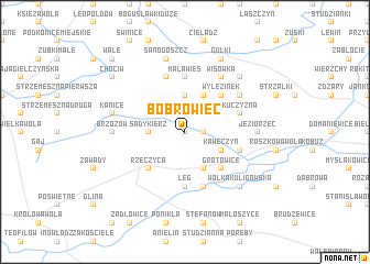 map of Bobrowiec