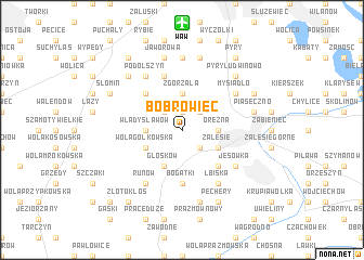 map of Bobrowiec
