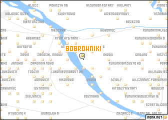 map of Bobrowniki