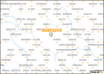 map of Bobrŭvka