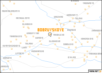 map of Bobruyskoye