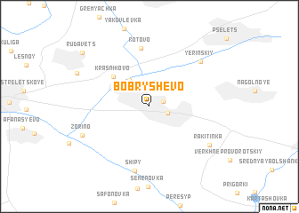 map of Bobryshëvo