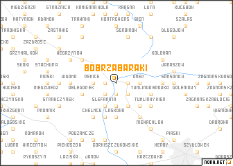 map of Bobrza-Baraki