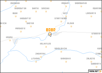 map of Bobr