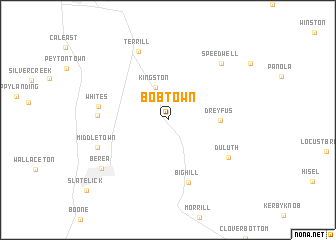 map of Bobtown