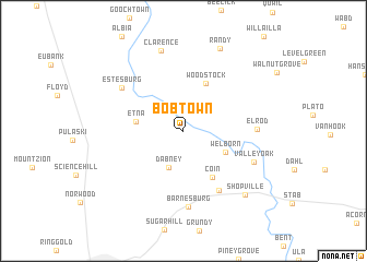 map of Bobtown